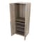 Manhattan Comfort Lee Wardrobe Closet 3.0 in Rustic Grey WC003-GY - alternate 5